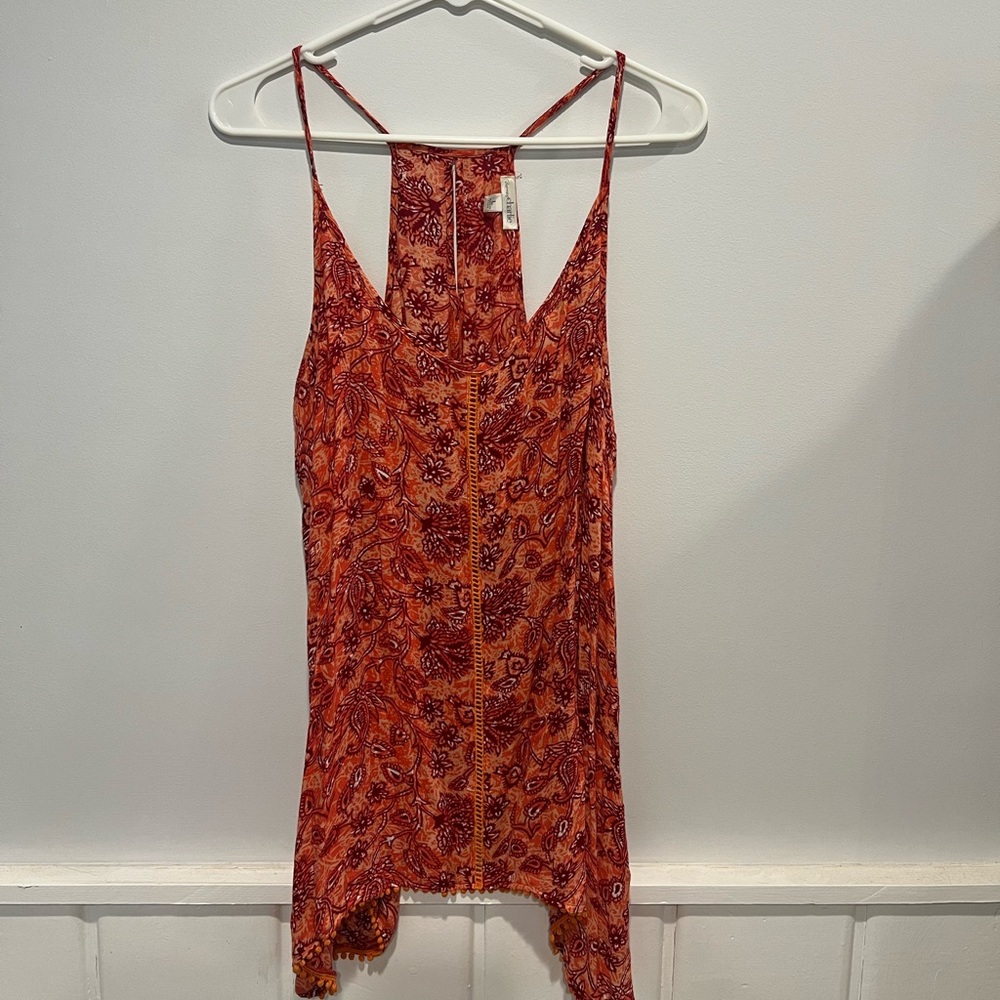 Charming Charlie Orange Tank Top | Size: L